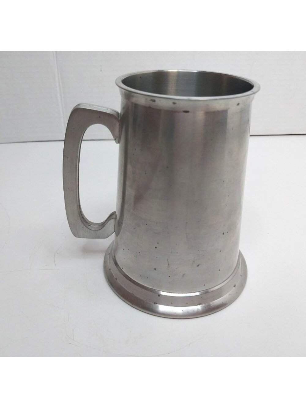 Preisner Pewter Tankard Mug Stein Vintage Polished Classic Design Clear Bottom